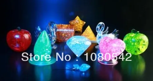 Забавные хрустальные 3D пазлы с каплями воды для детей|puzzle cube|puzzle cartoonpuzzle maze |