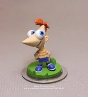 disney phineas and ferb 7 5cm mini pvc action figure posture model anime collection figurine toys model for children gift