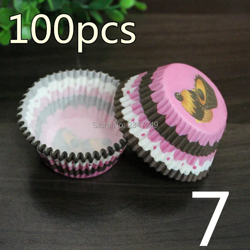 50/100 шт. чашка для выпечки кексов бумажные ящики коробка тортов поднос торта
