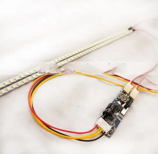 15 inch LED Backlight Lamps Update Kit for LCD Monitor TV Panel Double LED Strips + Driverboard 320mm lcd panel lcd monitor for boif bts 802 902