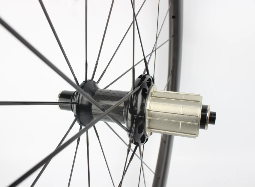 

Farsports FSC50-CM-25 Powerway R36 carbon hub wheels 50,25mm wide road clincher 50mm profile U shape wheels with sapim spokes