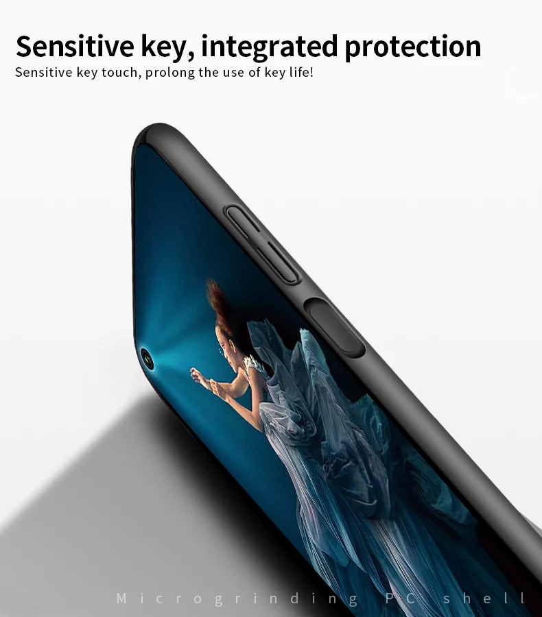 Чехол Wolfsay для Huawei Honor 20 Pro Ультратонкий армированный жесткий чехол из