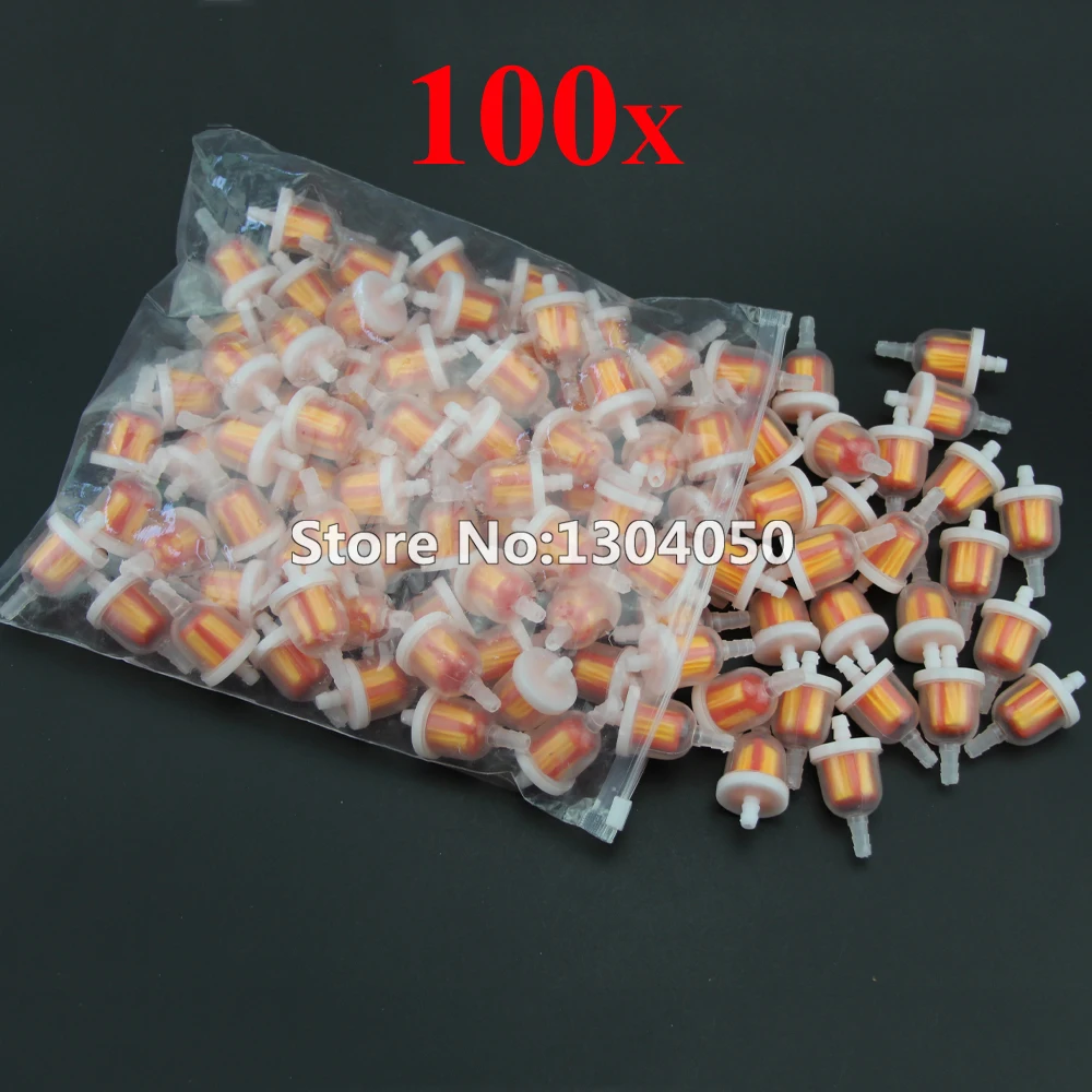 Новинка 100 шт. Универсальный Топливный фильтр для газового масла 50 куб. См 70 90