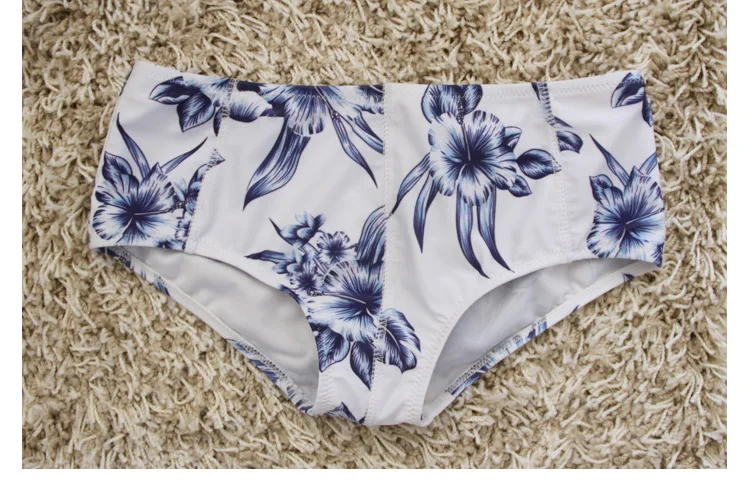 Комплект бикини с длинными рукавами Танкини шортами женский купальник цветочным