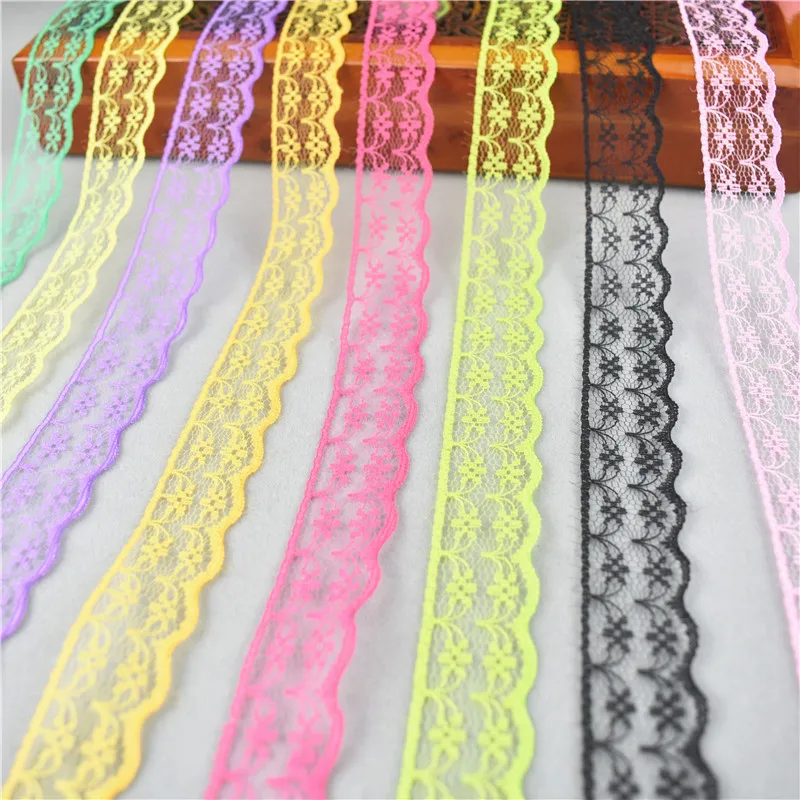 10 двор с кружевными лентами для needlework22MM DIY Швейные вышивка африканская кружевная