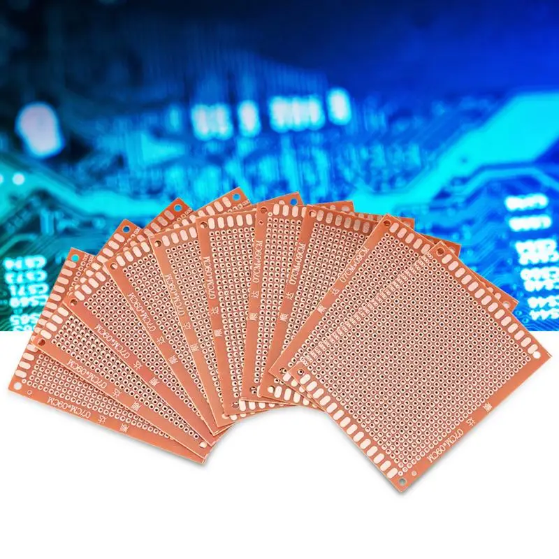 Прототипирование печатной платы 7x9 см DIY Прототип односторонний PCB универсальная