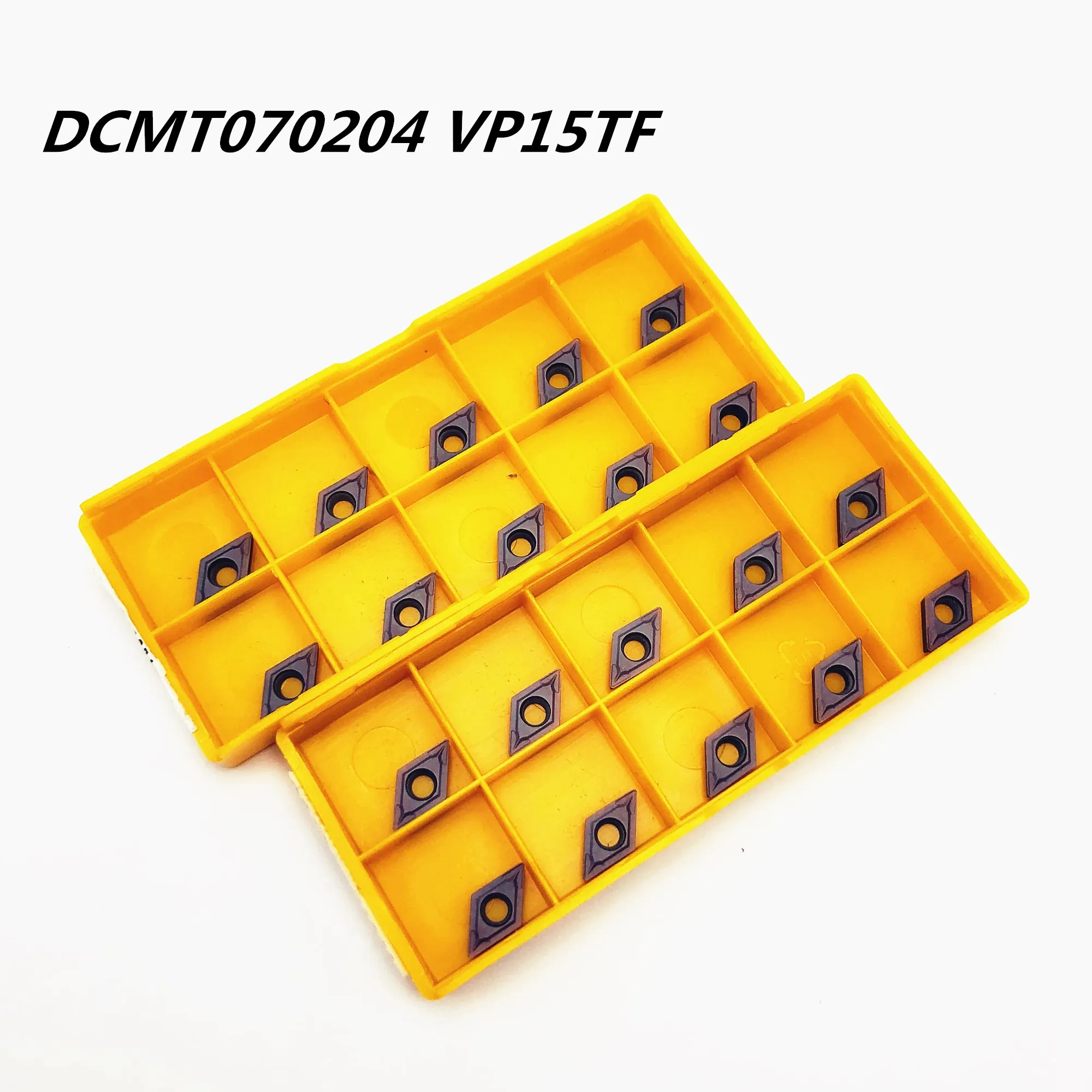 10 шт. токарный инструмент DCMT070204 VP15TF внешний круглый автомобильный инструмент твердосплавный инструмент запчасти с ЧПУ DCMT070204 металлический токарный инструмент фреза
