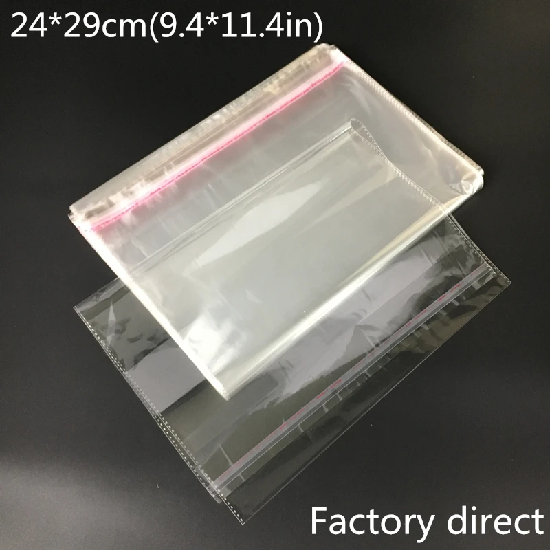 Двойные 5 проводов 100 шт прозрачное самоклеящееся Уплотнение Opp мешок BOPP