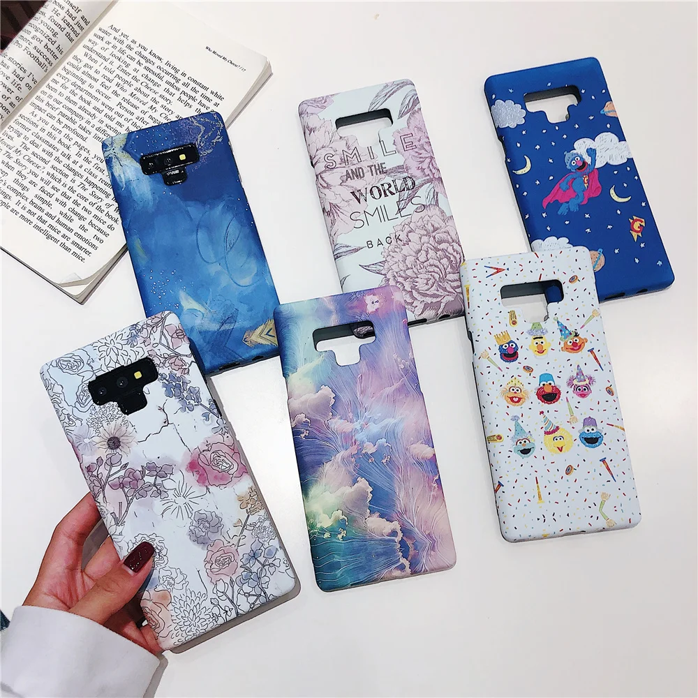 Для samsung S10 Plus чехол в стиле ретро крутой мраморный узор для S8 S9 S7 Edge Galaxy Note8 N9
