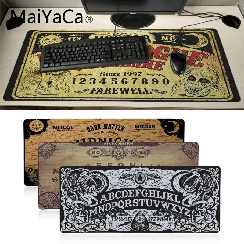 Maiyaca 2018 Новинка Ouija доска геймер игровые коврики коврик для мыши большой размер