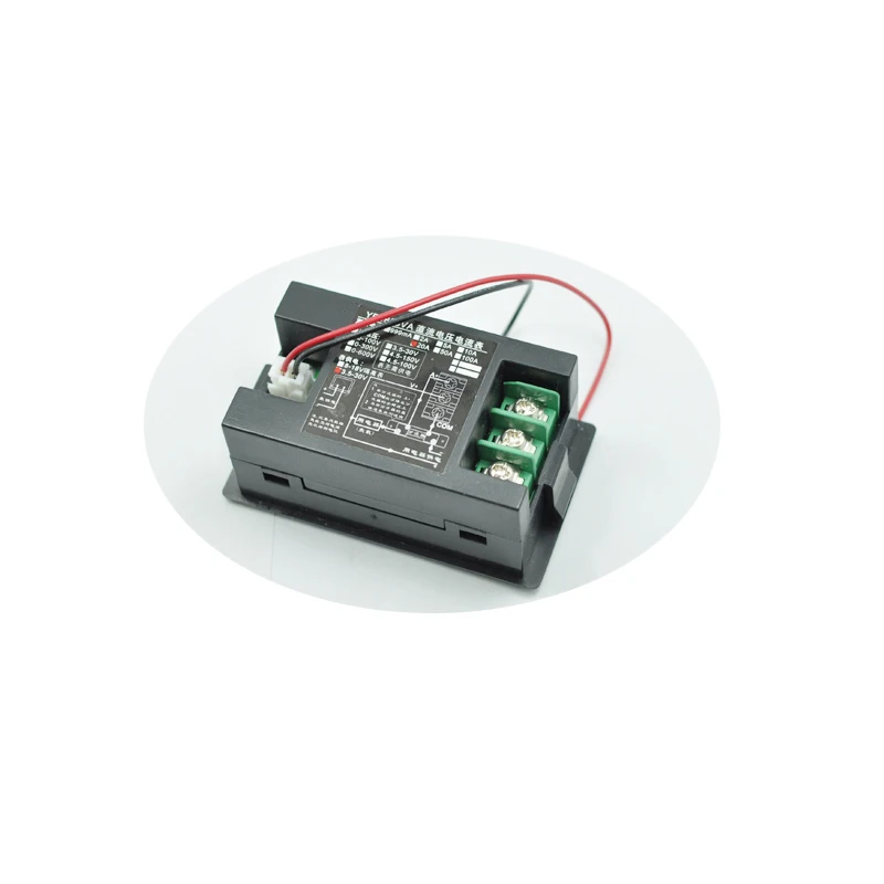 Цифровой DC0 100V/20A Вольтметр Амперметр Красный Зеленый светодиодный двойной