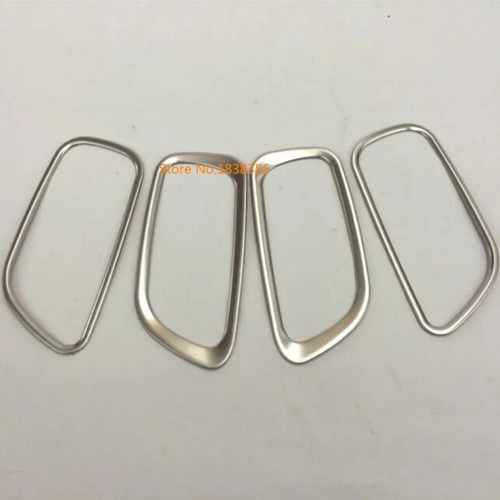 Hot For Nissan Murano 2015 2016 2017 2018 Car Cover Stick Trim ABS Chrome Door Inner Interior Handle Bowl Frame Lamp Panel 4pcs |