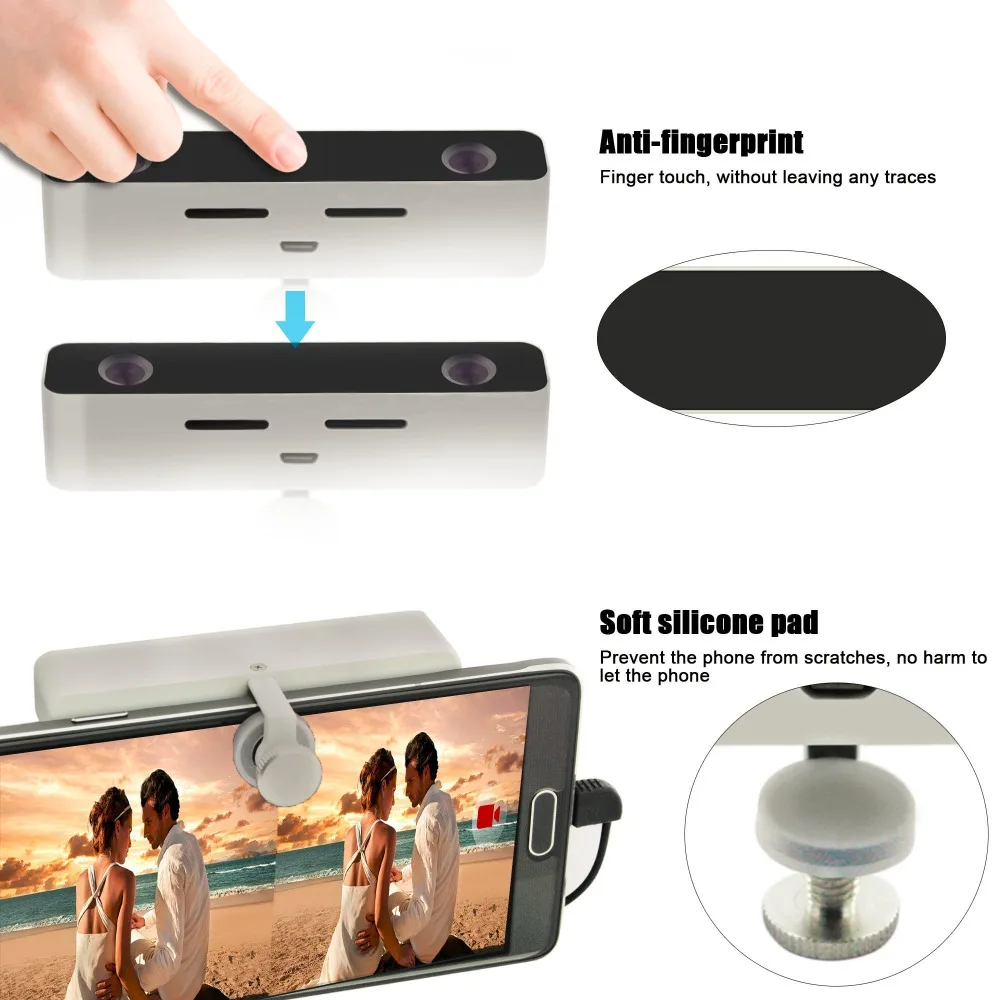 SVPRO видео Камера Широкий формат виртуальной реальности Двойной объектив HD стерео