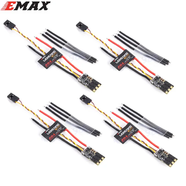 EMAX бесщеточный двигатель RS2205 2300KV/2600KV Lightning 30A ESC FPV через силовой костюм 4 шт. CW + E |