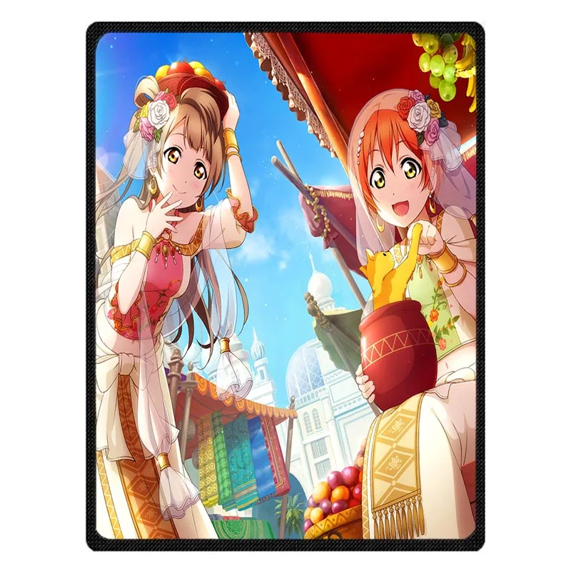 Love Live! Весенне-осеннее одеяло с принтом для школы Idol Project покрывало из кораллового