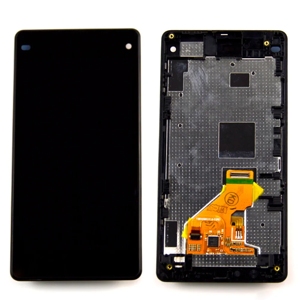 ЖК дисплей с сенсорным экраном и дигитайзером в сборе рамкой для Sony Xperia Z1 Mini Compact