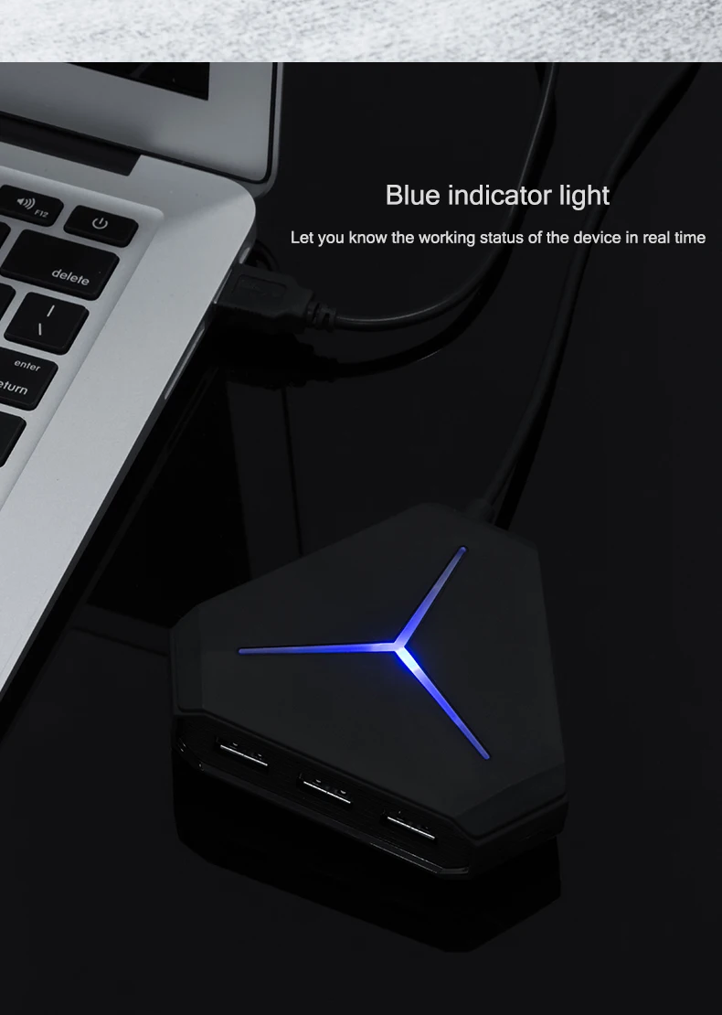 6 портов usb-хаб 1 м разветвитель кабеля с устройство для чтения карт SD TF Mic AUX классный светильник USB 2,0 концентратор для нескольких устройств настольного ноутбука