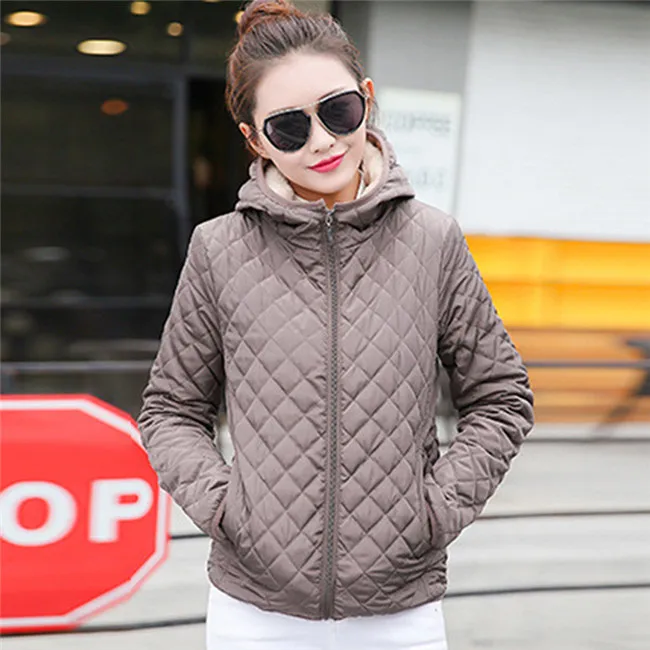 1 шт. Новое Стильное женское зимнее пальто плюс Вельветовая куртка с капюшоном