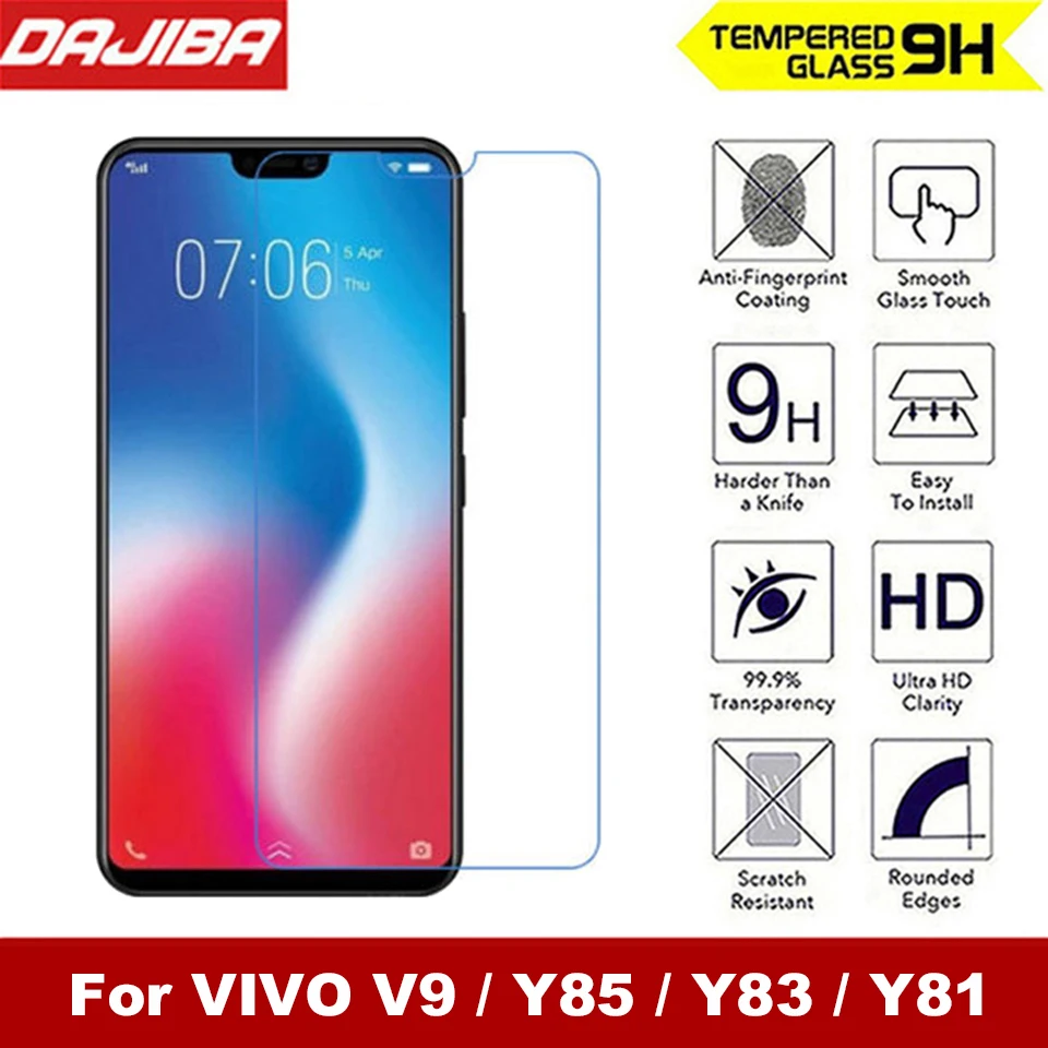 9H 2.5D закаленное стекло с защитой от царапин для VIVO V9 Y85 ультратонкая Защита экрана
