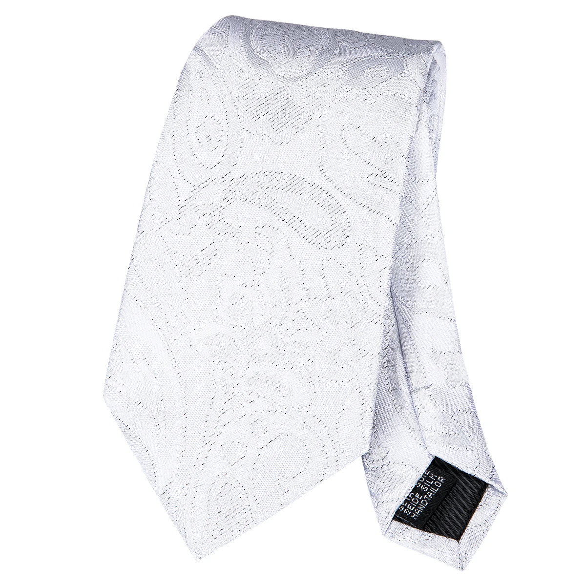 

Hi-Tie White Neckties Silk Top Quality Fashion Design Casual Men's Ties Pocket Square Cufflinks Set Suit Wedding Party C-3068