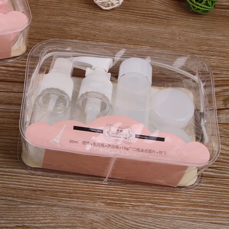 7 шт./компл. мини пластиковые прозрачные маленькие пустые флаконы для духов