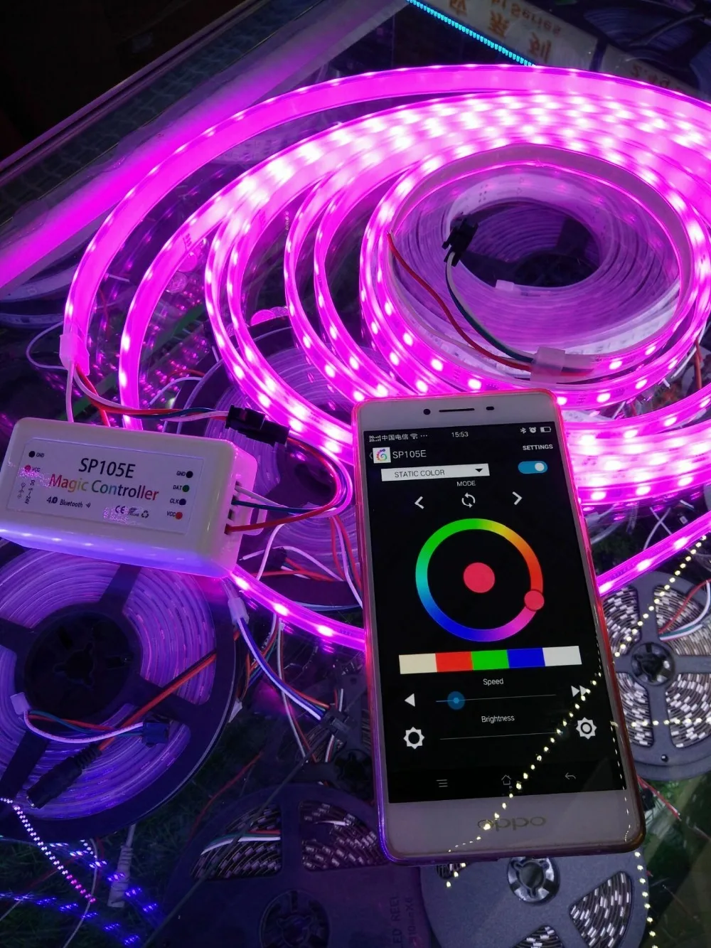 Беспроводной контроллер Magic Controller 5 шт. Bluetooth 5050LED 2048 пикселей 2811 6803 2812 dmx512 и т. Д.