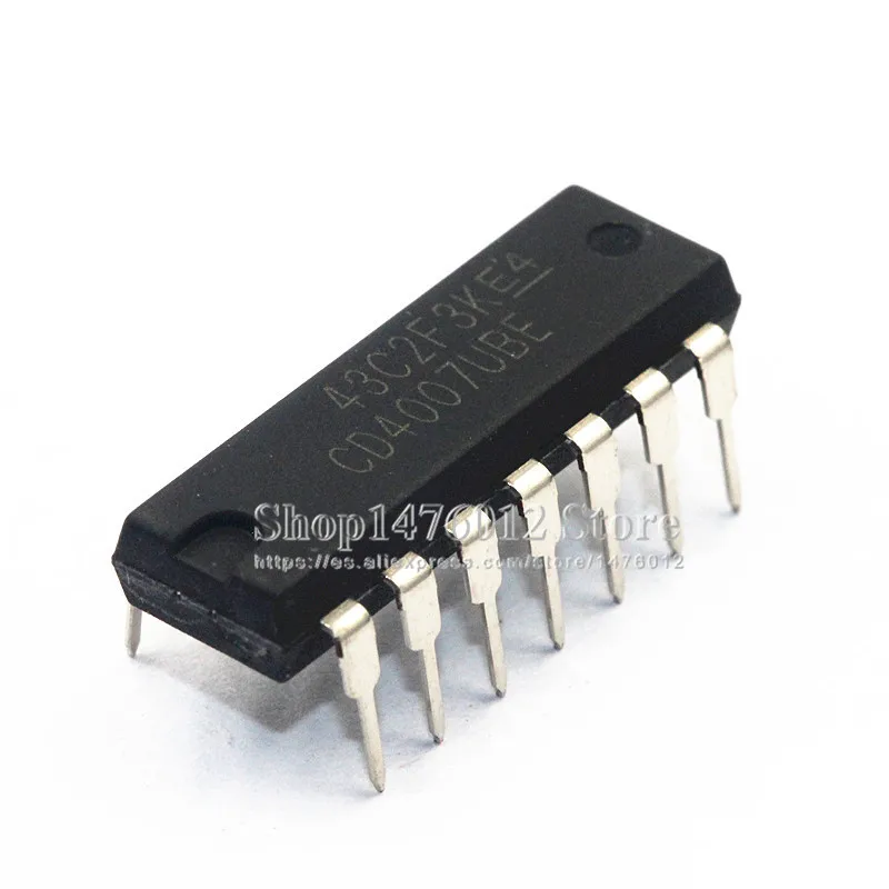 1 шт. CD4007 CD4007BE CD4007UBE DIP14|ic 555|ic fpgaic compound |