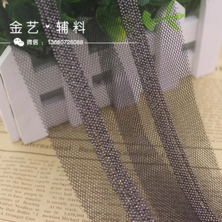 5 ярдов цепочка из бисера серебряная бахрома кружевная лента аппликация для