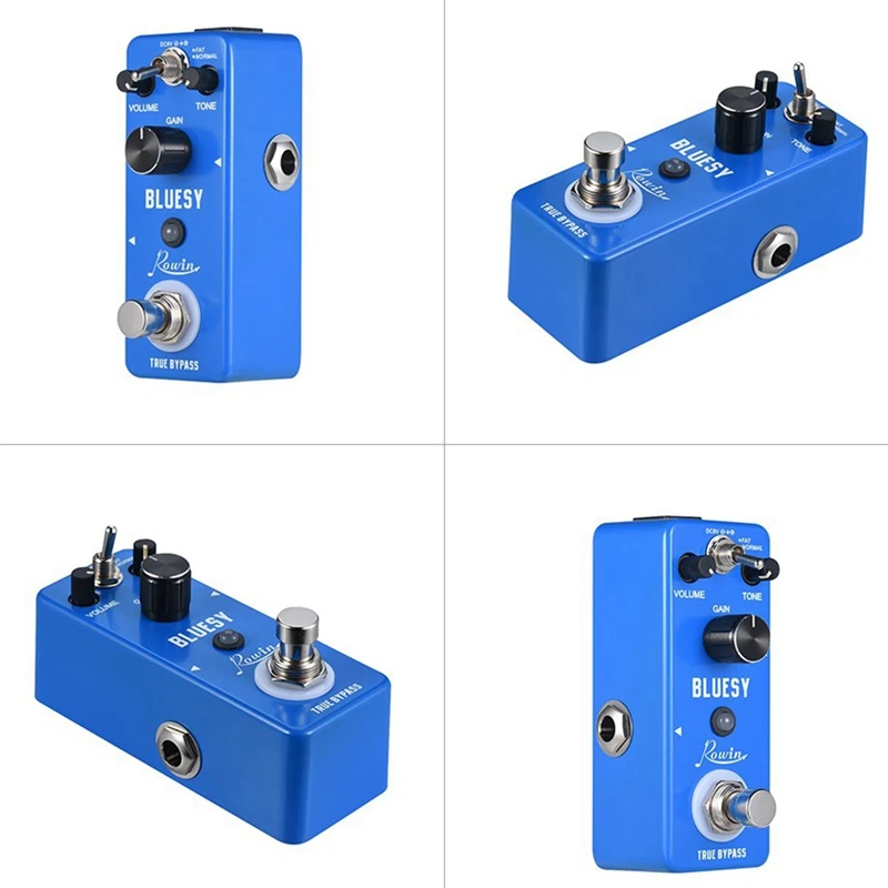 Rowin Lef 321 Bluesy гитарная педаль для звукового эффекта овердрайв корпус из