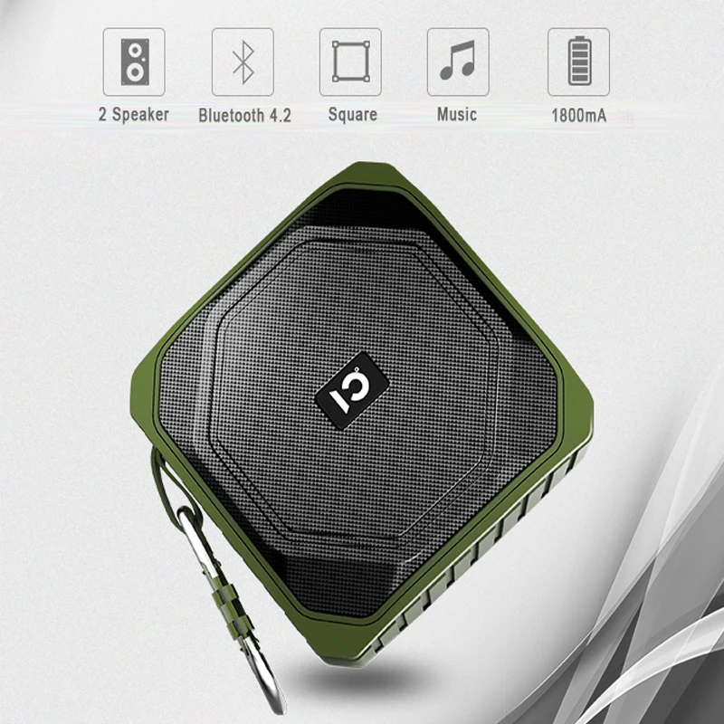 SHIDU P3 уличная Водонепроницаемая IPX5 Беспроводная Портативная колонка Bluetooth 4 2