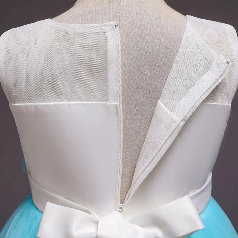 

Girls dress Princess wedding Dresses Clothes Show costume Party Wears kids clothing chilren Tutu Formal DRESS Flower Girls