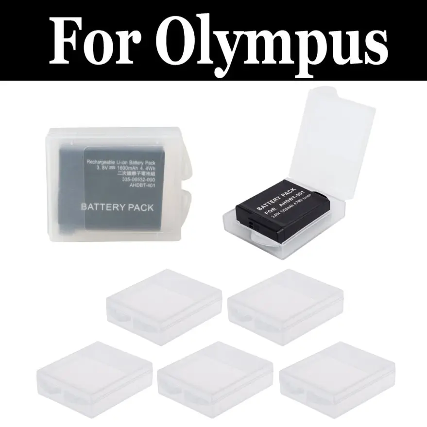 5 шт. коробка для хранения батарей Прозрачная крышка olympus SZ 12 11 16 15 10 31MR iHS 30MR SH 21 50 SP
