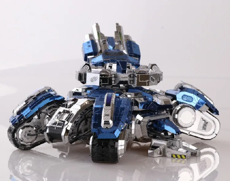 MU 3D металлическая головоломка Siege edition Танк шарнир подвижный DIY лазерная резка модель головоломки для взрослых детей развивающие игрушки настольные украшения