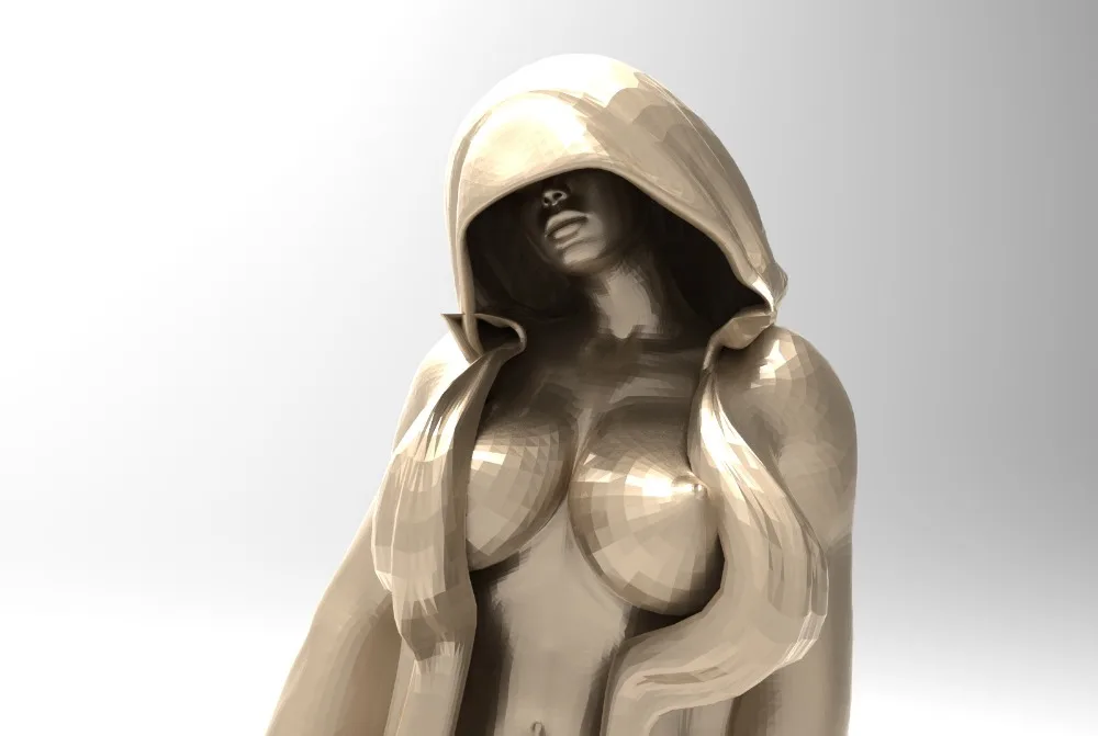 

sexy woman 3D model stl format for cnc machine relief artcam