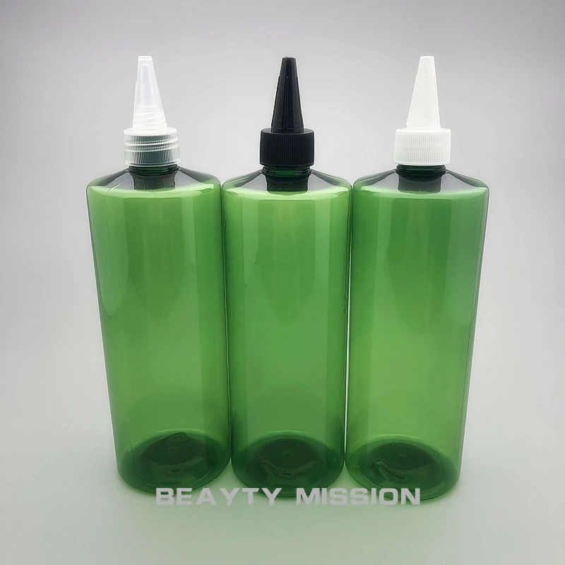 

Красота Миссия зеленый 500 мл 12 шт. жидкие пластиковые бутылки с заостренным горлышком, большой размер лосьон косметические упаковочные конт...