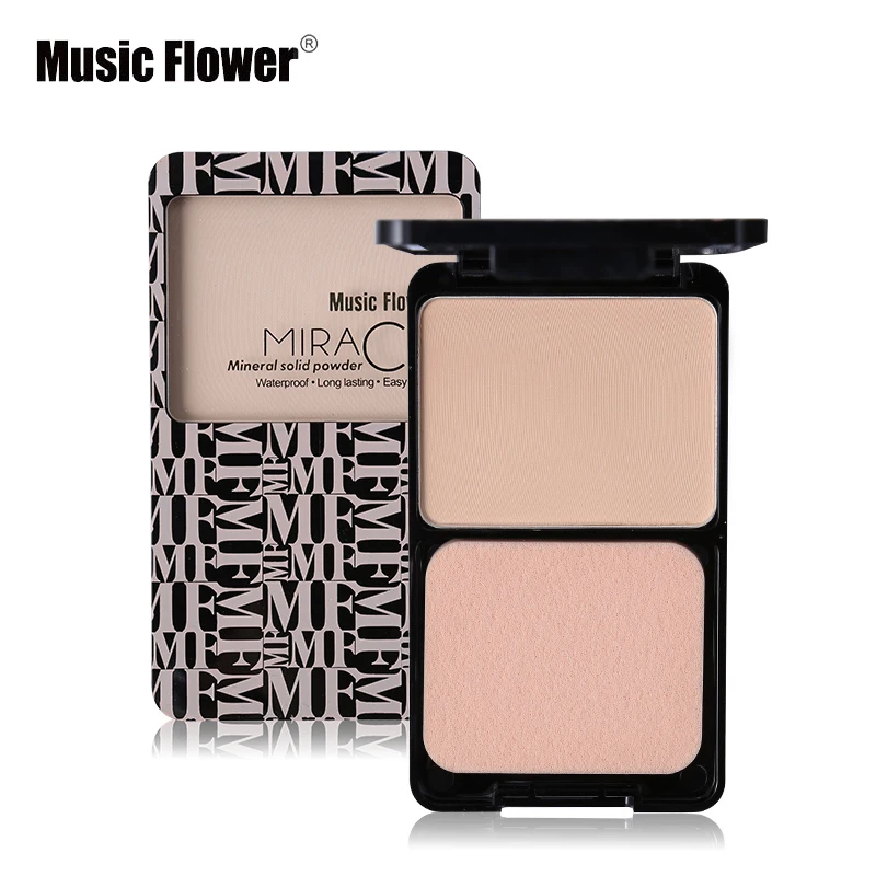 Music Flower брендовый макияж 5 цветов пудра для лица долговечное отбеливание ярче
