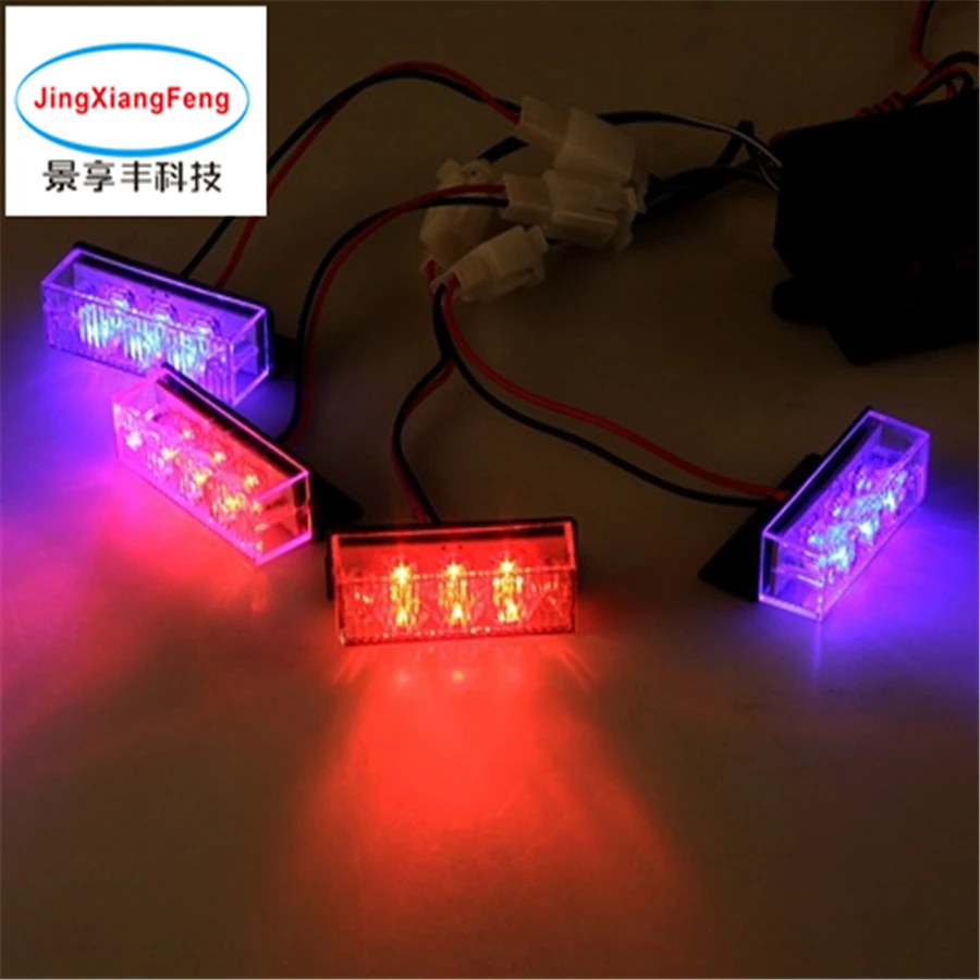 Универсальный Автомобильный светодиодный Предупреждение Strobe Flash полиция