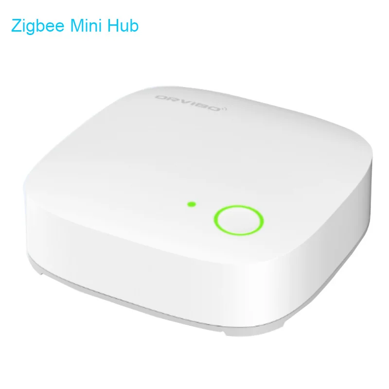 zigbee mini hub Новое поступление Orvibo умный дом управление Лер автоматизация, ZigBee умный концентратор, беспроводной пульт дистанционного управления, умный дом концентратор через IOS Android - Цвет: zigbee mini hub