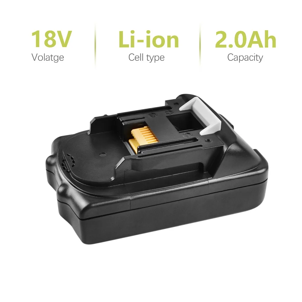 Powtree BL1815 для Makita 18V Батарея BL1830 BL1860 BL1835 LXT400 194204-5 Замена Replaceabe Мощность инструменты Li-Ion Батарея