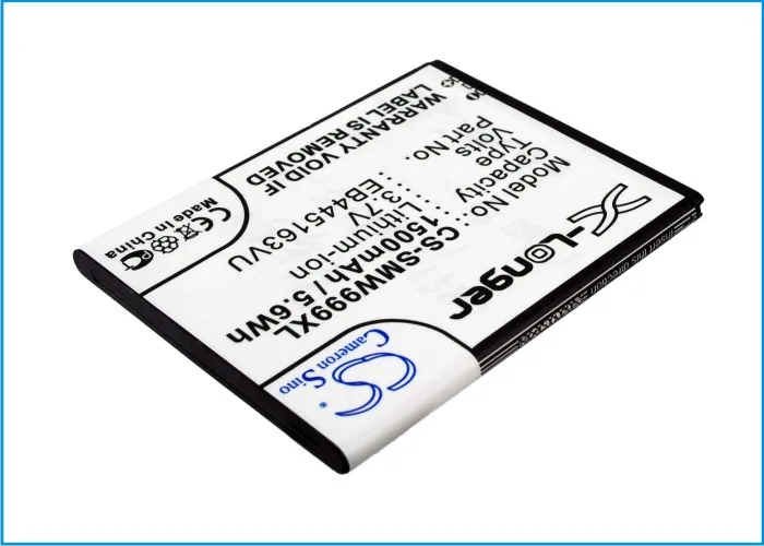 Cameron Sino 1500 мАч аккумулятор EB445163VU для Samsung GT S7530 S7530E S7530L Omnia M SCH W999 SGH W999|cameron sino|battery