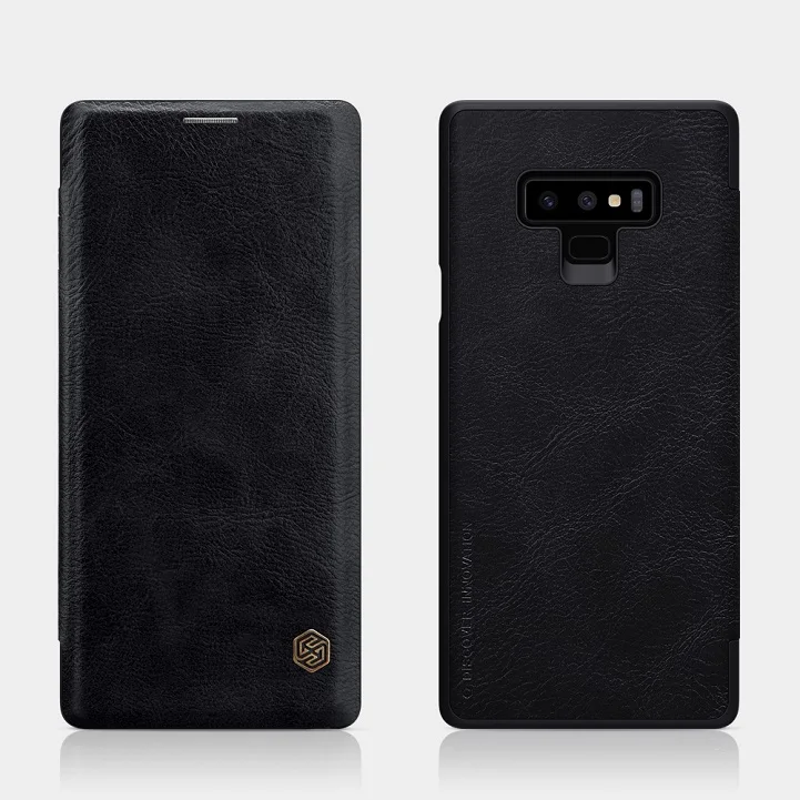 NILLKIN для samsung Galaxy Note 9 чехол 6,4 ''винтажный Qin откидной Чехол кошелек искусственная кожа+ Поликарбонат задняя крышка note 9 для samsung - Цвет: For Samsung Note 9