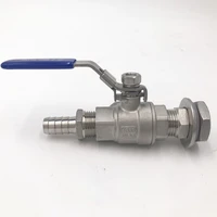 stainless steel homebrew weldless kettle valve kit 12 npt threadwith quick disconnect set and bulkhead assembly