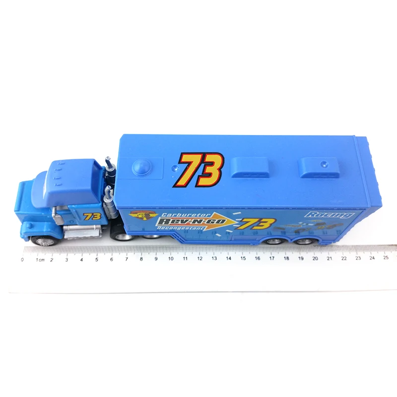 Disney Тачки Мак дядя No.73 Rev-N-GO Грузовик литья под давлением игрушечный автомобиль