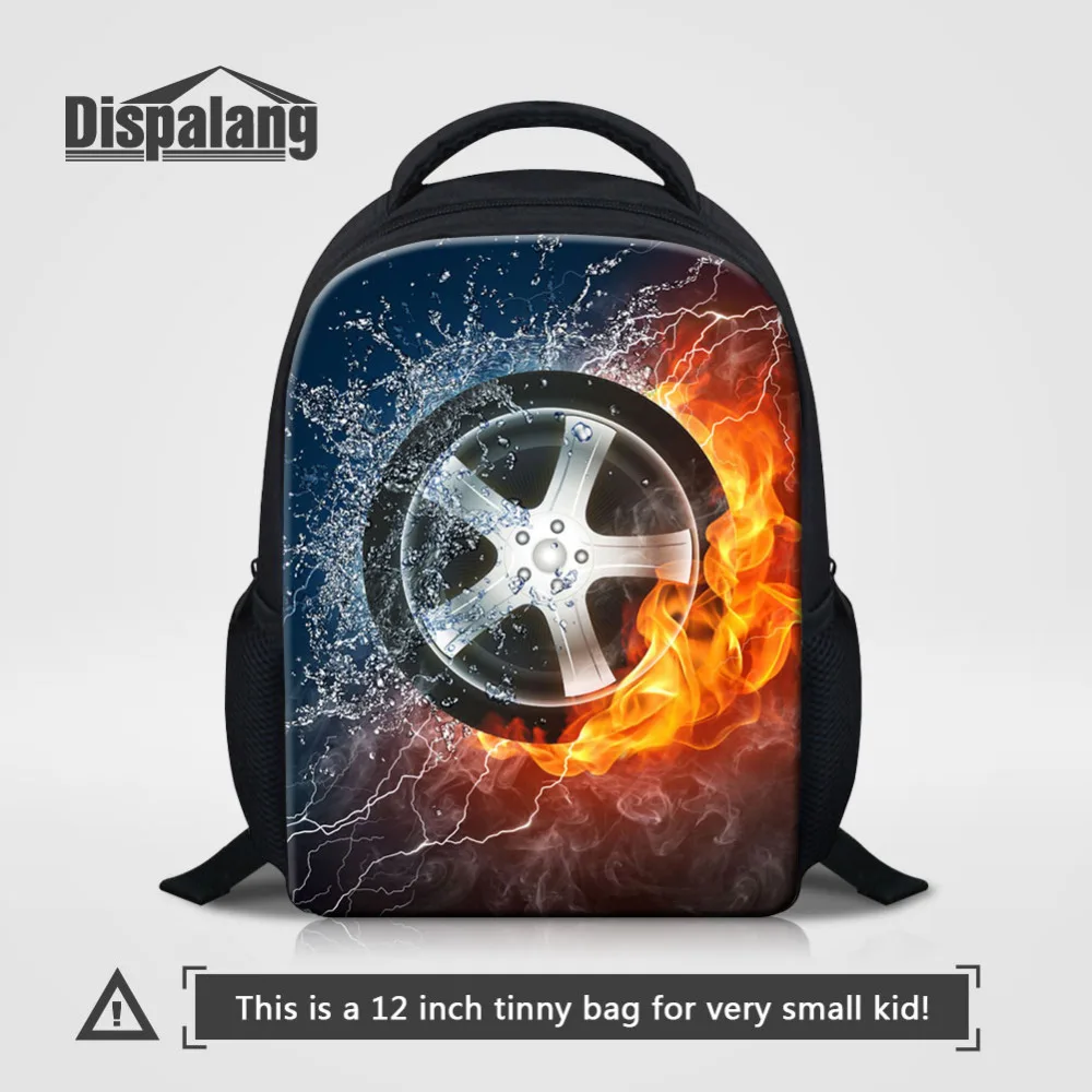 Dispalang маленький школьный рюкзак с принтом пламени, мини-рюкзак для маленьких девочек, детские школьные сумки для садиков