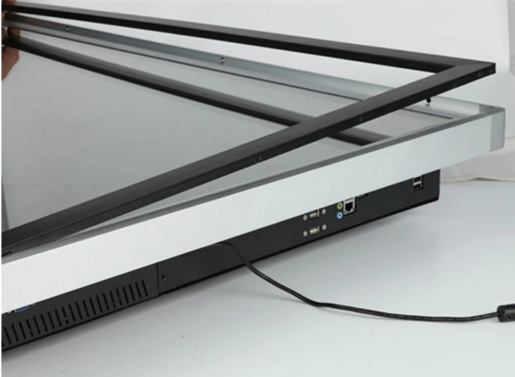 Led lcd tft hd cctv monitor 55 Inch Touch screen kiosk all in one PC TV