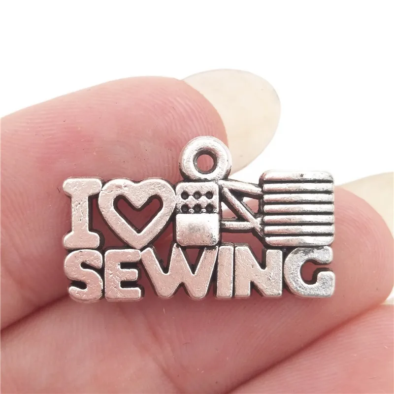 Металлические Подвески для изготовления браслетов античные посеребренные с