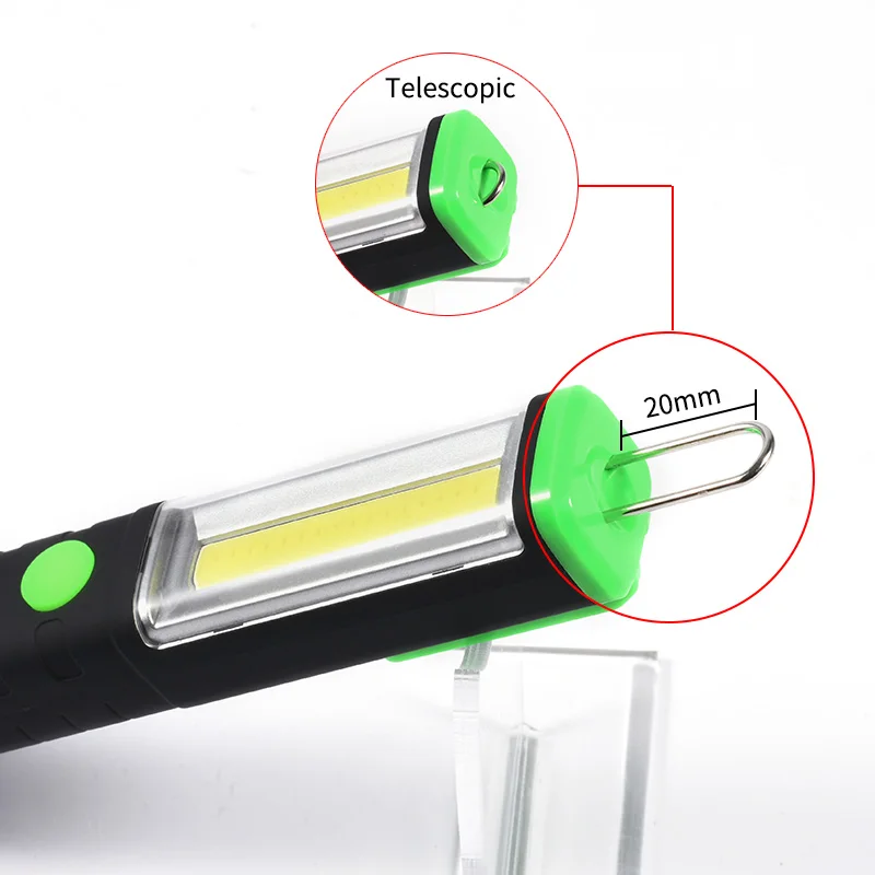 Лампа Светодиодная рабочая на магнитном зажиме с 3 батареями ААА|Портативные
