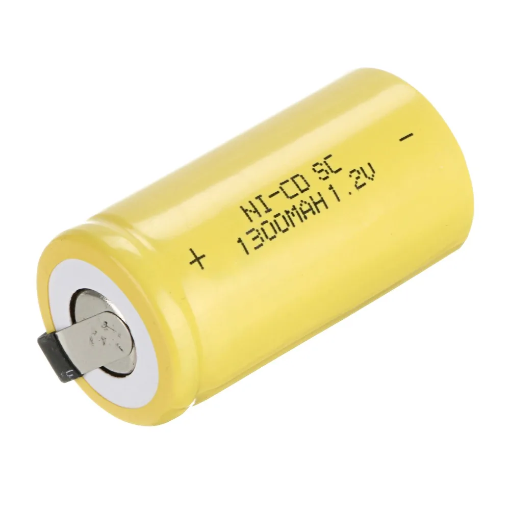 

new arrival ! 16 PCS Sub C SC 1.2V 1300mAh Ni-Cd NiCd Rechargeable Battery 4.25*2.2CM