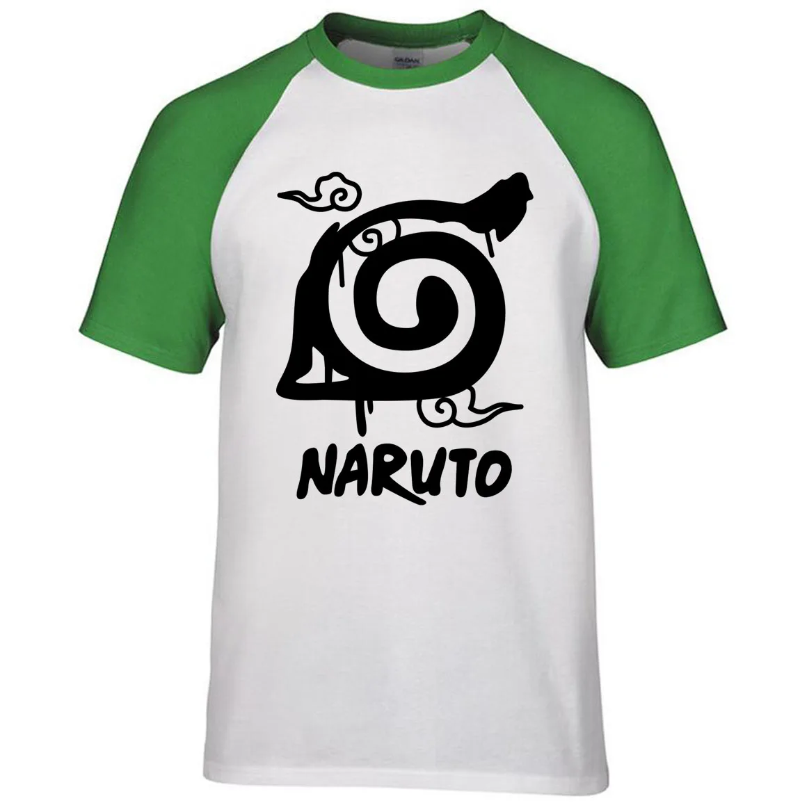 Аниме Uzumaki Naruto футболки с коротким рукавом для мужчин 2020 Лето Забавный konoha принт