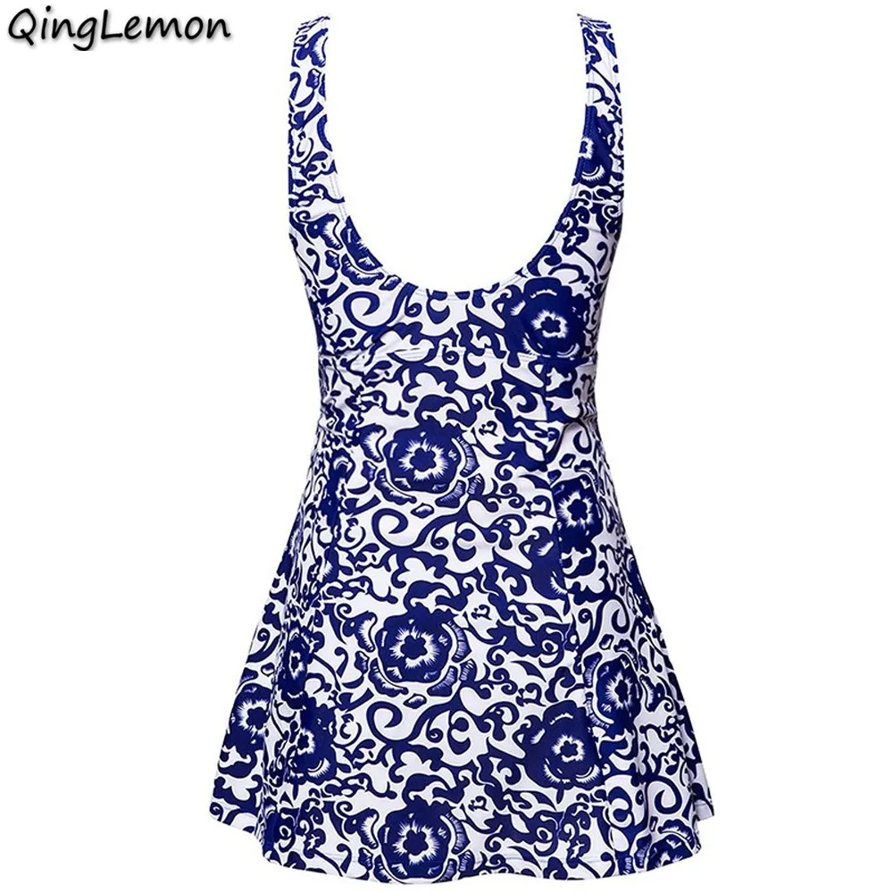 Женский слитный купальник с юбкой и эффектом пуш ап|suit swim|swimwear swimmingplus swim suits |